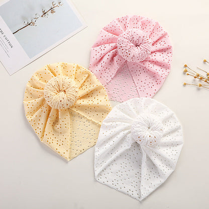 Baby Pullover Cap Cute Lace Hole Donut Baby Indian Tire Cap Children's Headwear