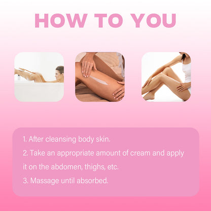 Anti Cellulite Moisturize Cream, Tighten The Thighs, Belly In Shaping Curve Shape Moisturizing Body Cream