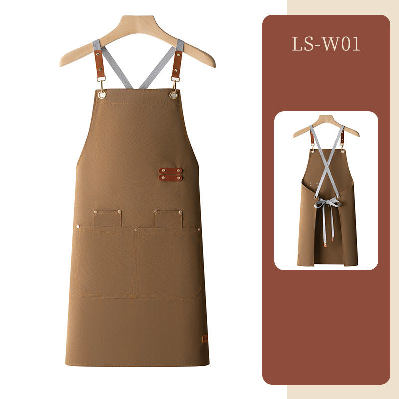 Waterproof apron customized logo printing for catering