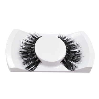 Wispy Volume Long False Eyelashes Women Theatrical Makeup Real Mink Hair 3D Fake Lashes Full Strip Lashes