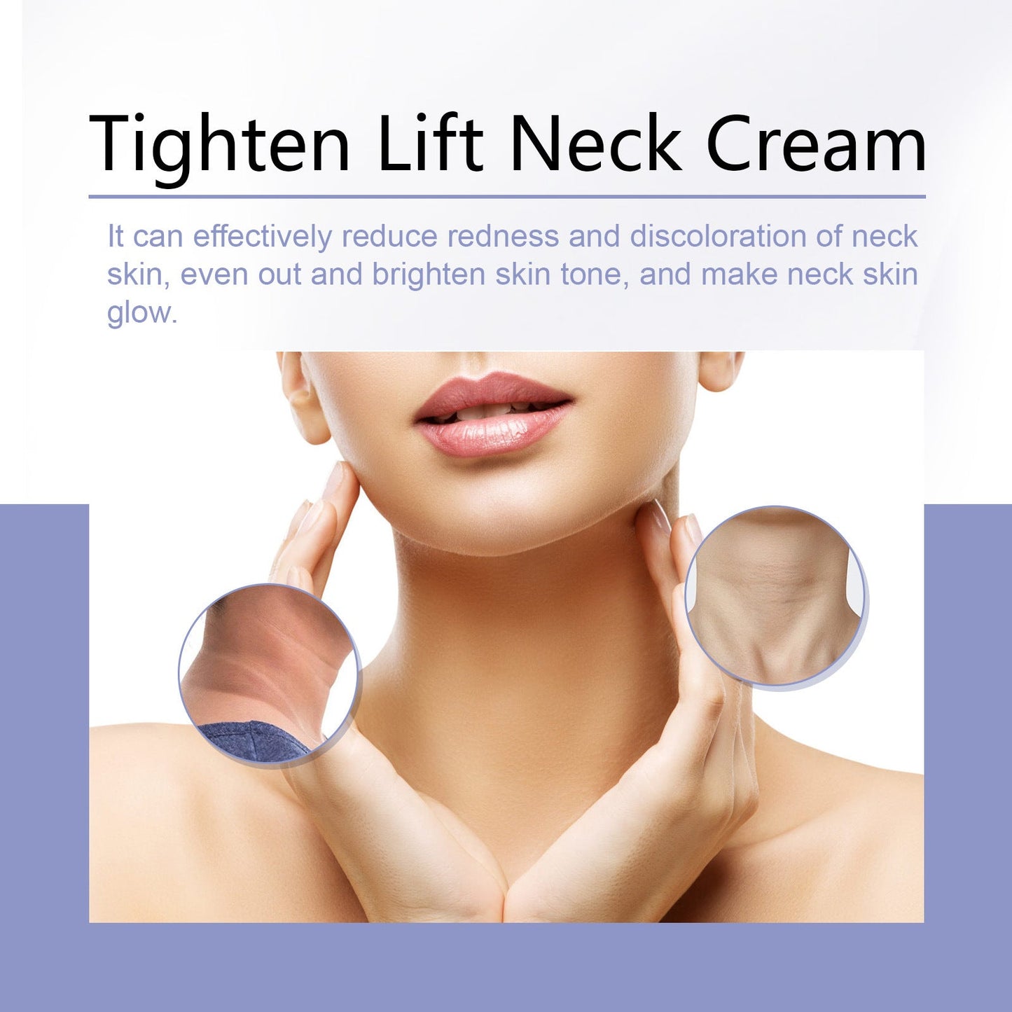 Ouhoe Neck Firming Cream, Gently Nourishes Wrinkles, Improves Skin Elasticity, Moistens And Moisturizes Neck Repair Cream