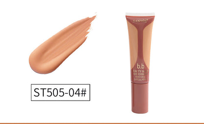 Long-Lasting Concealer Foundation Moisturizing Natural Color Powder Foundation