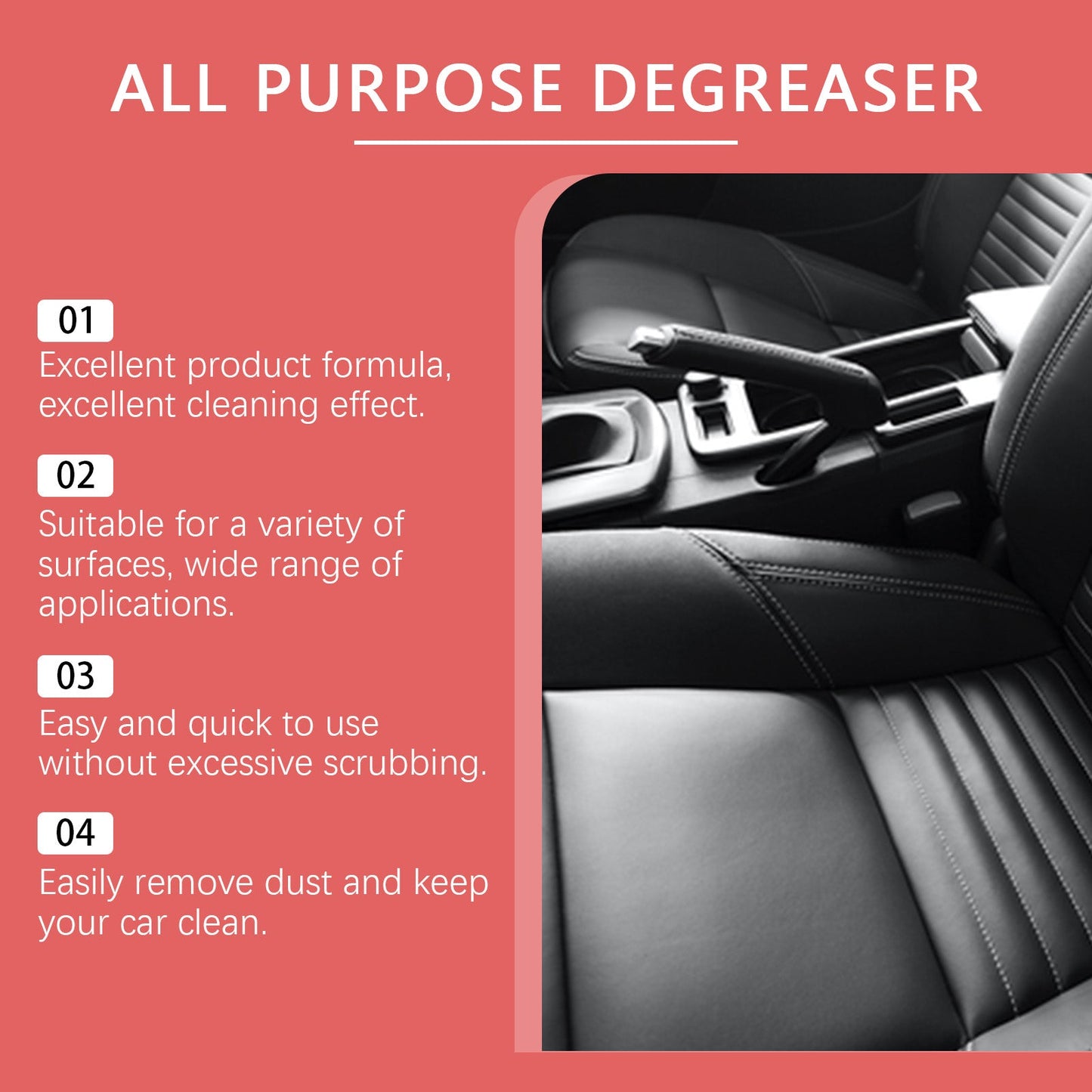 Car Multi-Functional Cleaner Seat Steering Wheel Wheel Body Inside And Outside Stain Cleaner