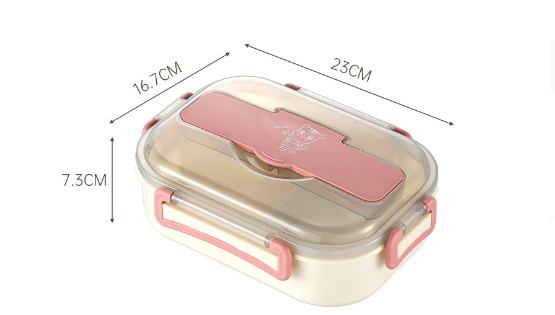 Simple portable sealed microwaveable lunch box lunch box lunch box