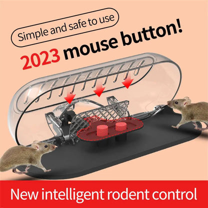 Catch Mice Mouse Artifact Transparent Upper Cover Increase Thickening Highly Sensitive Ully Automatic Large Space Design