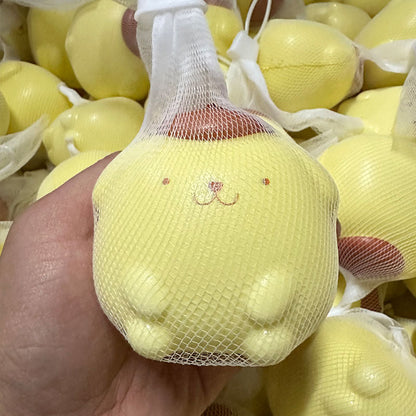 Netbag Egg Boy Party Pinch Music Stress Relief Toy Slow Rebound Ventilatory Artifact Cartoon Stress Relief Student Small Gift Item