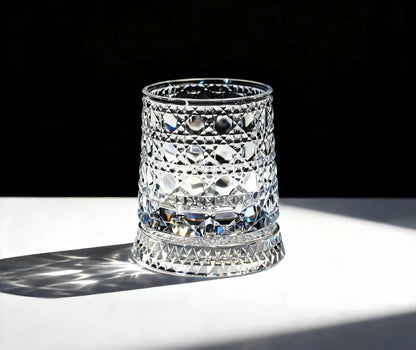 CrystalTwirl Rotating Drink Glass