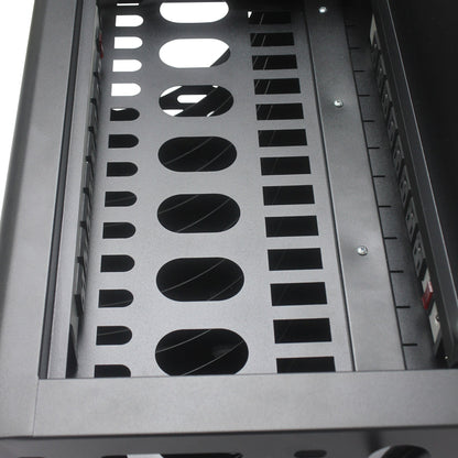 16 Bay Charging Cabinet for Laptop Chromebook Locking Charging Station-BLACK