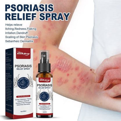 Psoriasis Relief Spray, Relieve Skin, Hands And Feet Redness Peeling Itch Repair External Care