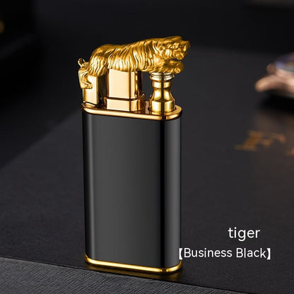 Blue Flame Double Fire Metal Lighter