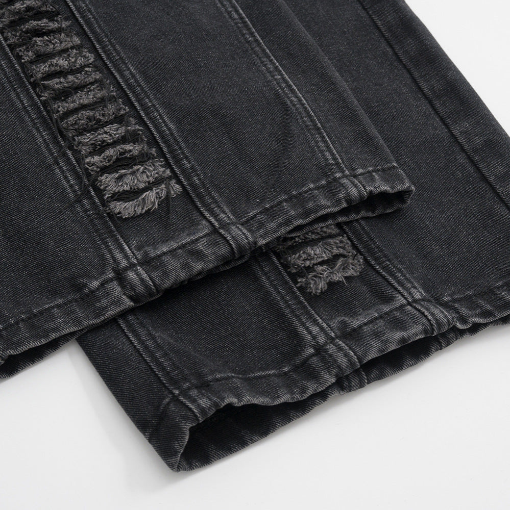 Men's Street Fashion Loose Hole Trousers