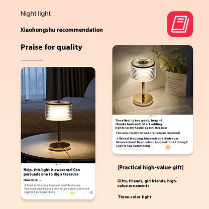 Modern Minimalist Bedside Decorations Creative Small Night Lamp