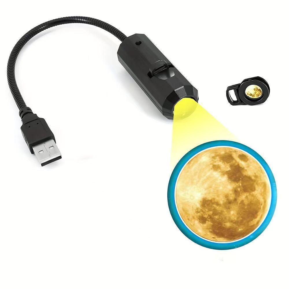 Creative Atmosphere USB Moon Projection Lamp