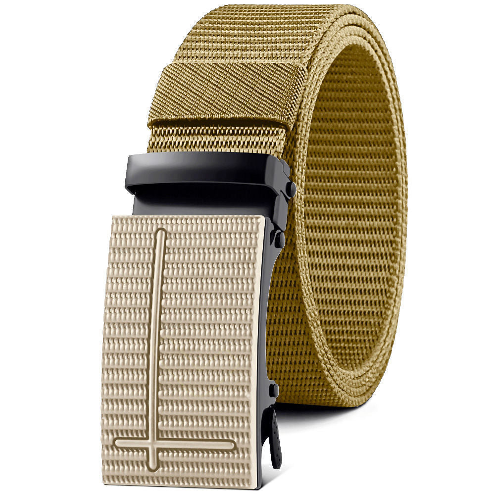 Nylon Waistband Men's Automatic Canvas Belt