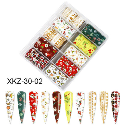 Butterfly Laser Star Nail Transfer Paper