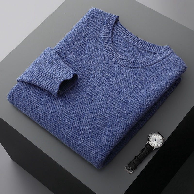 Round-neck Long-sleeved Pullover Thin Loose Leisure