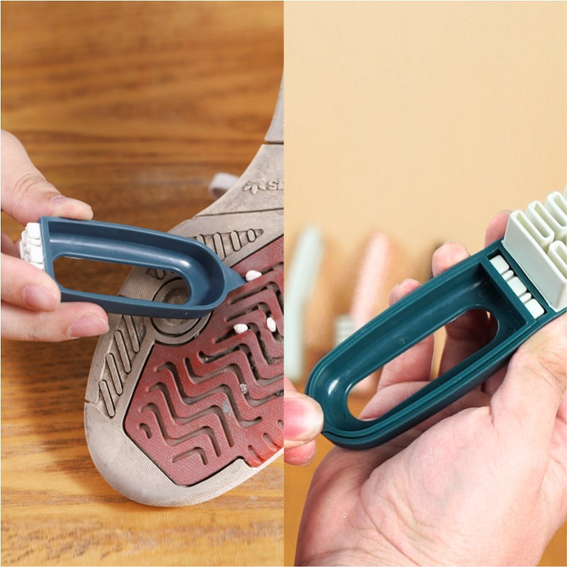 Suede And Rubber Shoe Brush Cleaning And Washing Shoe Brush