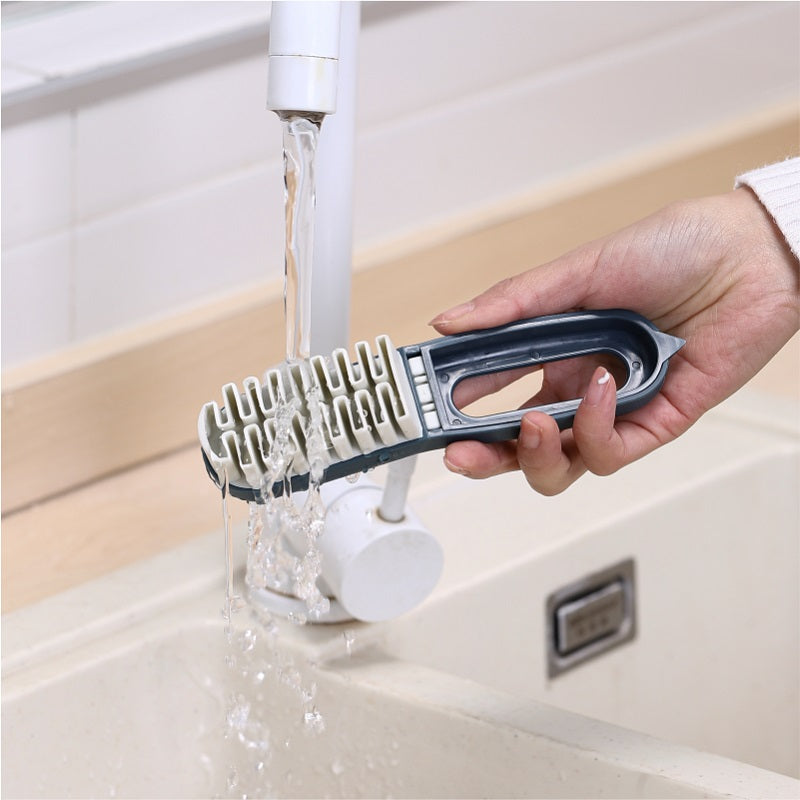 Suede And Rubber Shoe Brush Cleaning And Washing Shoe Brush
