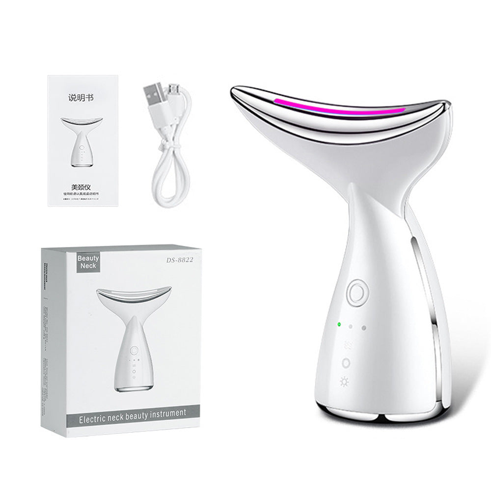 Neck Face Beauty Device LED Photon Therapy