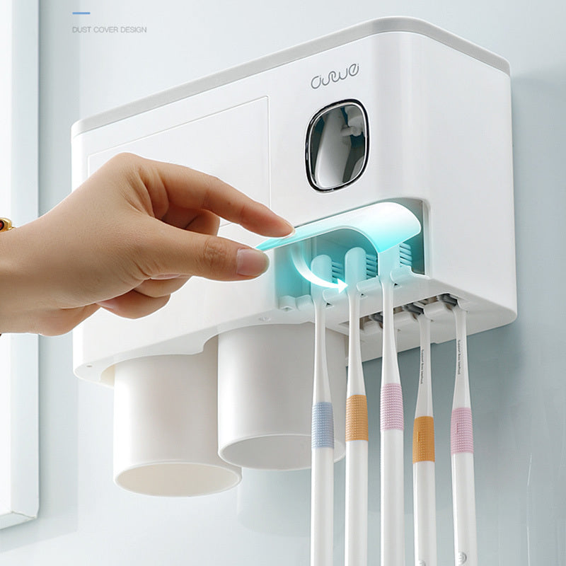 Magnetic Toothbrush Holder Storage Rack