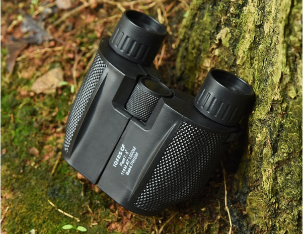 Outdoor binoculars 10x25 small Paul High-definition mini portable low-light night vision pockets glasses
