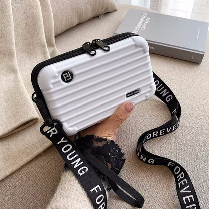 PC hard shell toiletry bag 7-inch shoulder crossbody bag hand storage bag suitcase small bag
