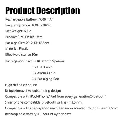Skull Wireless Bluetooth Speaker