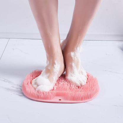 Massage Bath Brush Silicone Foot Rub Pad