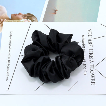 Bright Color Satin Large Intestine Circle Headdress