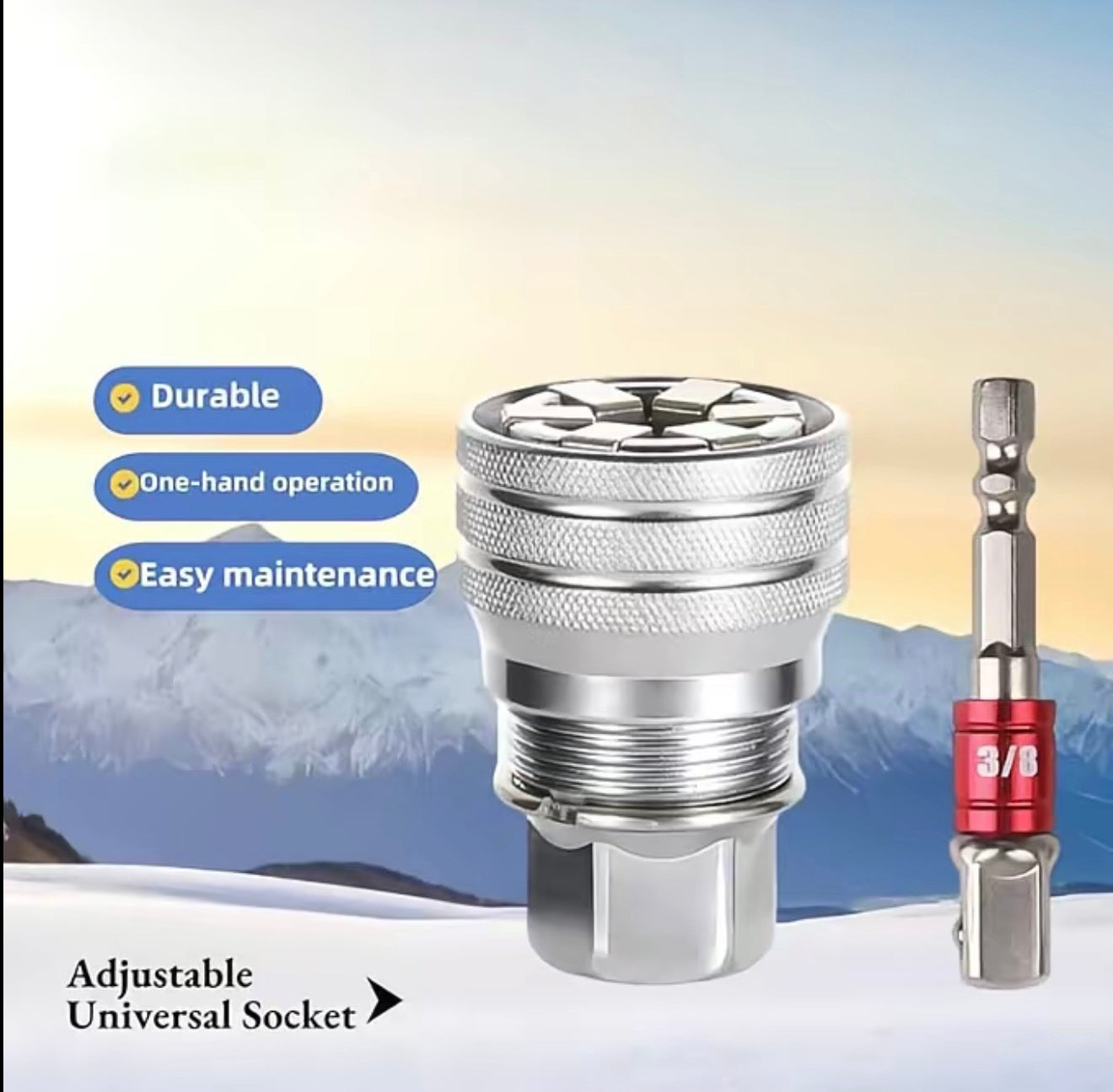 AutoGrip Universal Socket Tool