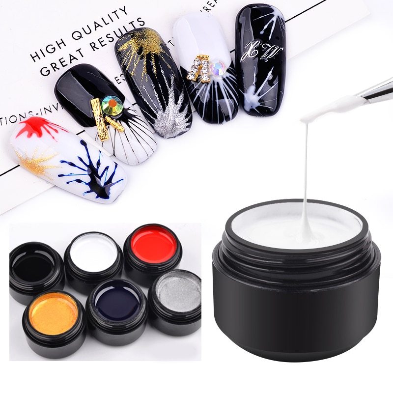 Elastic Spider Gel - Creative DIY Nail Art Drawing Gum