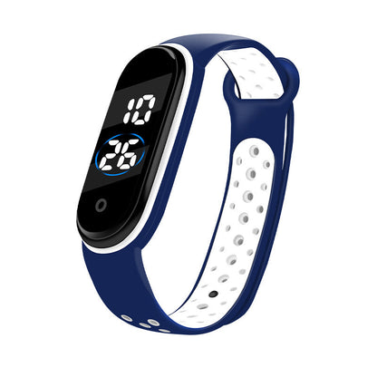 Youth Sports LED Student Watch Waterproof