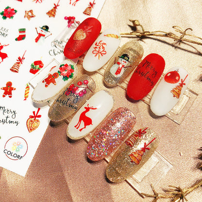 Christmas nail sticker