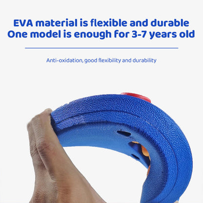 Kids' swim belt: 6 EVA discs/pack, for 3 - 14yo, 15 - 30kg rings.