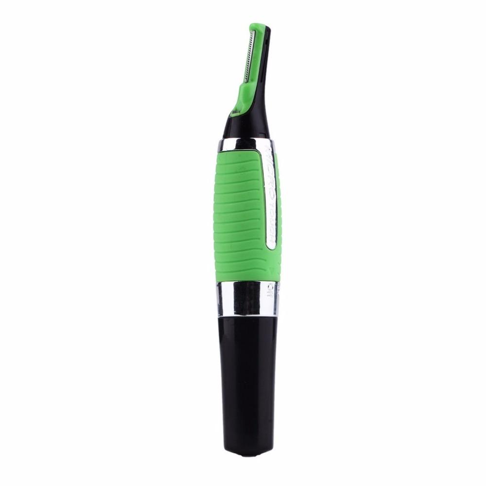 Micro Precision Eyebrow Ear Nose Trimmer Removal Clipper Shaver Personal Electric Built In LED Light Face Care Hair Trimmer