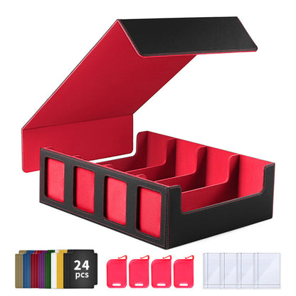 Large-capacity 3000+ Tabletop Game Card Storage Box - Yu-Gi-Oh! & Pokémon Flip-Top Card Case