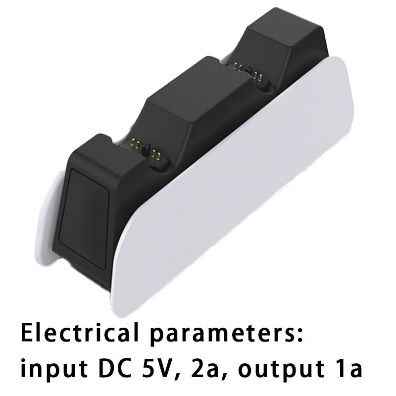 Suitable for PS5 wireless controller dual seat charging P5 controller charging dock with LED display PS5 headphone jack