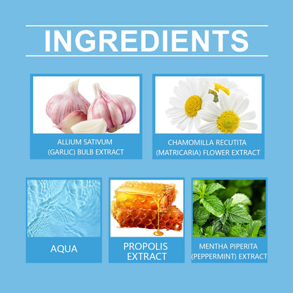 Foaming Mouthwash, Gentle Ingredients Clean Teeth Stains Remove Odors Fresh Mouthwash