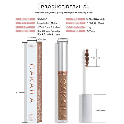 CAKAILA Eyebrow tint matte non smudge coloring long lasting eyebrow styling