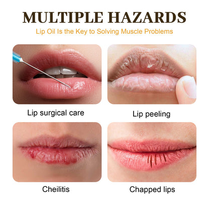 Honey Lip Oil, Reduces Lip Lines Prevents Dryness And Flaking Moisturizing Lip Oil