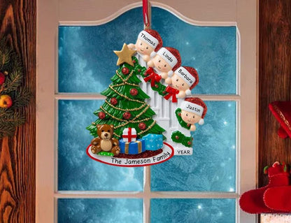 Christmas resin pendant