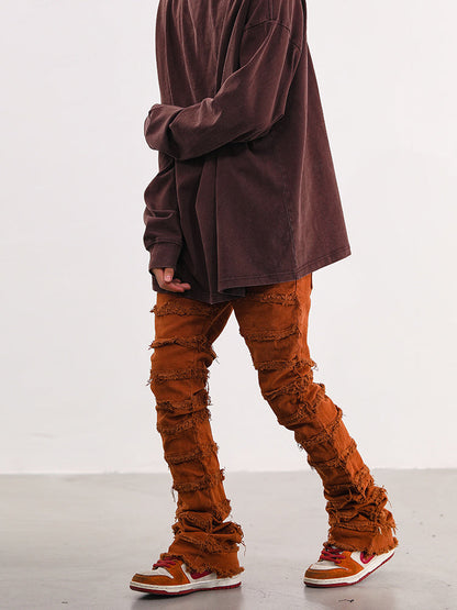 Erosive Destruction Raw Edge High Street Jeans