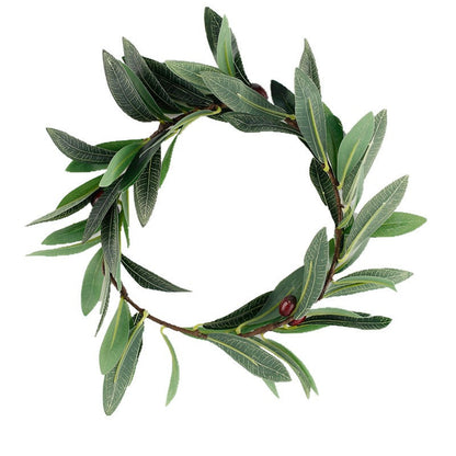 Olive leaf wreath berry olive branch headdress