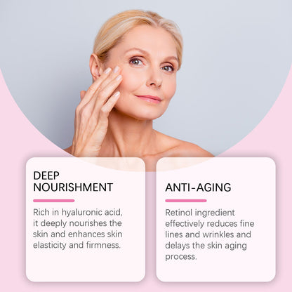 Retinol Hydrating Serum, A Delicate And Moisturizing Face Anti-Wrinkle Serum With Retinol Vitamin C