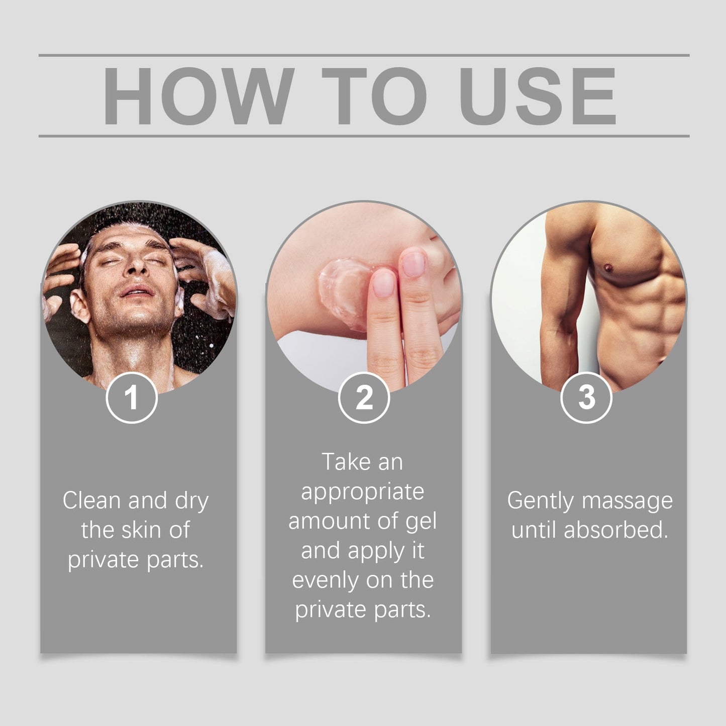 Massage Gel For Men Herbal Moisturizing Body Repair Massage Gel For Men