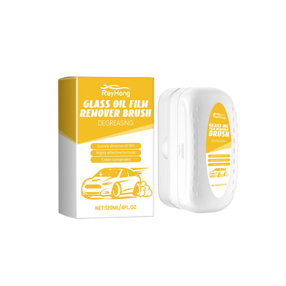 Car Glass Cleaning Brush, Car Window Glass Cleaning Stains Oil Stains Waterproof Rain Cleaning Brush