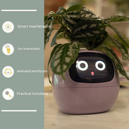 Smart AI Planter with Expressions and Sensors