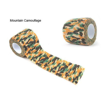 5CM X 4.5M Self-adhesive Non-woven Camouflage Stealth Tape