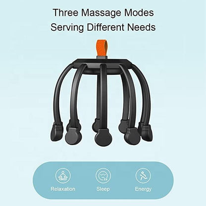 New arrival vibrating head massage 360 degree head massager 10-Motor electric scalp massager