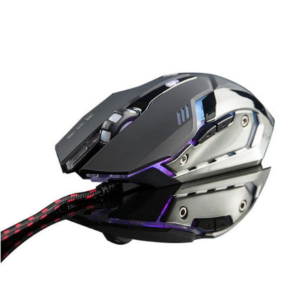 Silent Wired Gaming Mouse for Notebook Computer